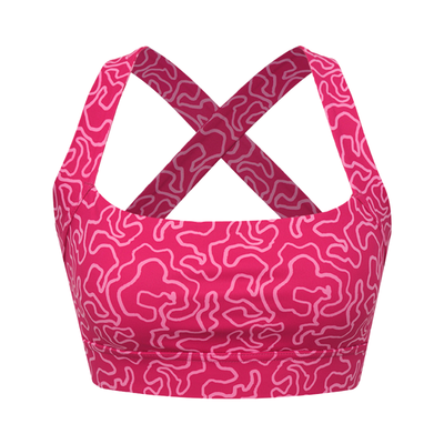 LUCI CROSS BACK SPORTS BRA