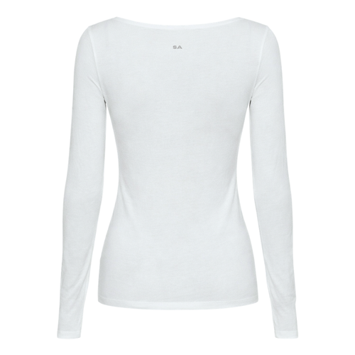 MONICA FITTED SHEER LONG SLEEVE